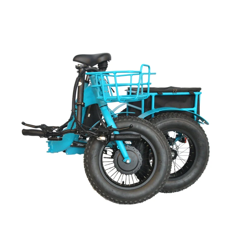 EZREAL Shimano Foldable 3-Wheel Trike Adults 501/800W CE 48V 7 Speed Electric Fat Tire Cargo Bike Open 7 Speed Passenger Bike
EZREAL Shimano Foldable 3-Wheel Trike Adults 501/800W CE 48V 7 Speed Electric Fat Tire Cargo Bike Open 7 Speed Passenger Bike