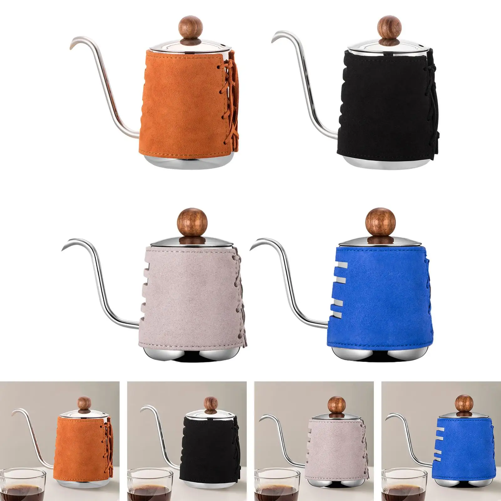 Pour over Kettle Handleless Narrow Drip Kettle Camping Coffee Pot for Outdoor Indoor Kitchen Coffee Maker Barista Gift Cafe
Pour over Kettle Handleless Narrow Drip Kettle Camping Coffee Pot for Outdoor Indoor Kitchen Coffee Maker Barista Gift Cafe