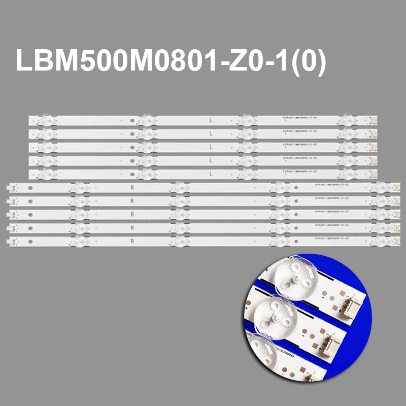 LED Backlight Strip For UN50TU7090G UN50TU7090 UE50NU7002U UN50NU7095G UN50NU7095 T500QVN03.0 EVERLIGHT LBM500M0801-Z0-1(0)
LED Backlight Strip For UN50TU7090G UN50TU7090 UE50NU7002U UN50NU7095G UN50NU7095 T500QVN03.0 EVERLIGHT LBM500M0801-Z0-1(0)