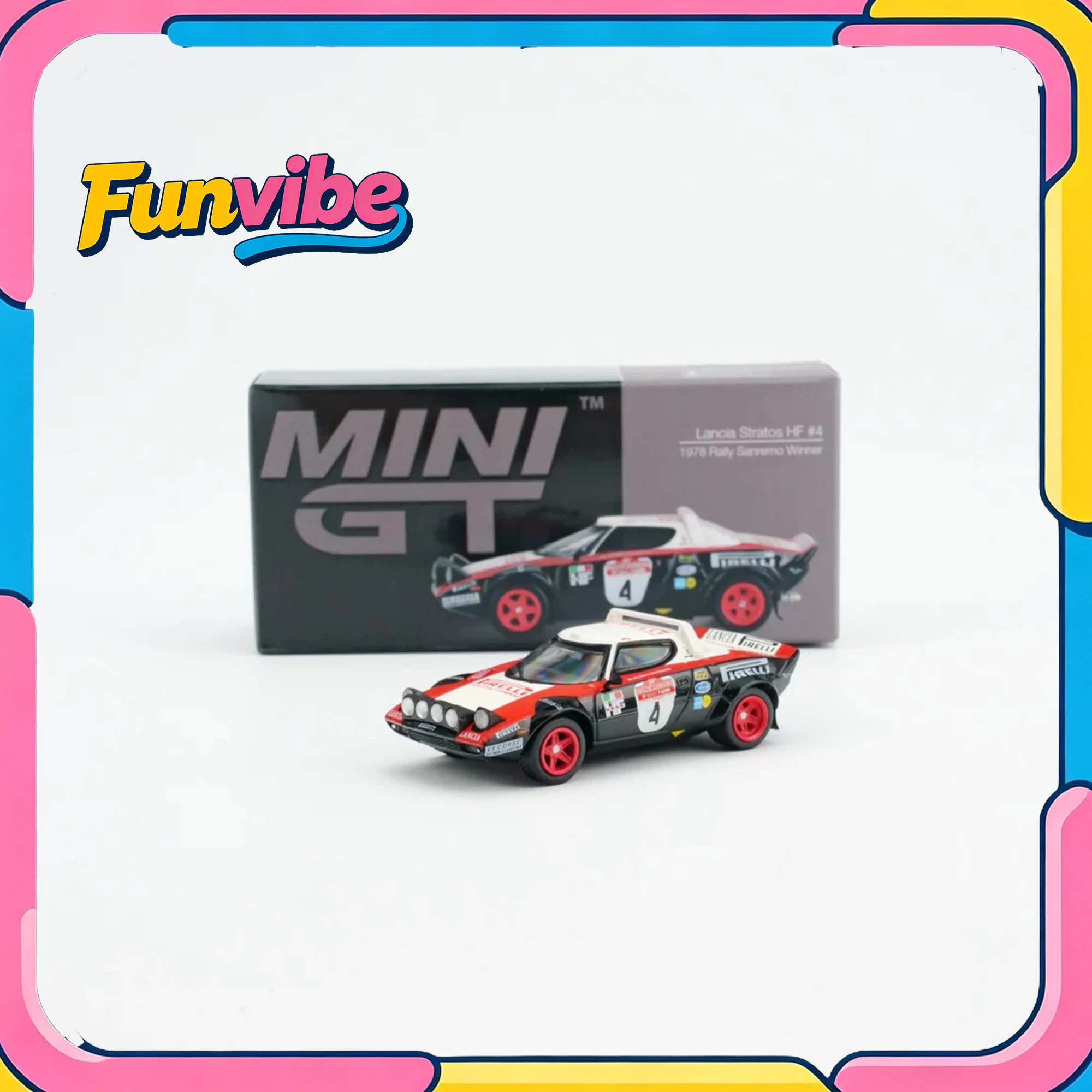 MINIGT 1/64 Lancia Stratos HF 4# 1978 Alloy Diecast Car Model Limited Ver Simulation Collection Cars Toys Room Display Boy Gift
MINIGT 1/64 Lancia Stratos HF 4# 1978 Alloy Diecast Car Model Limited Ver Simulation Collection Cars Toys Room Display Boy Gift