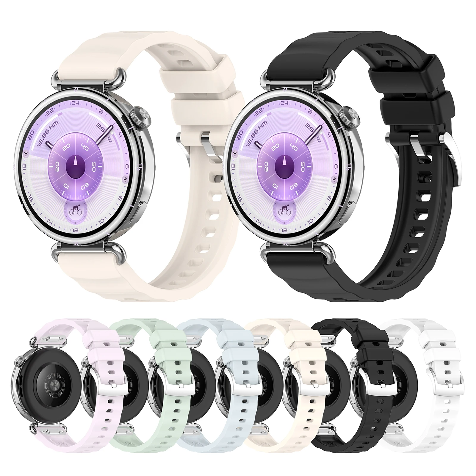 For Huawei Watch GT6 41mm Press-Onto Silicone Strap Adjustable Silicone Band Bracelet Waterproof Lightweight Buckle Wristbands
For Huawei Watch GT6 41mm Press-Onto Silicone Strap Adjustable Silicone Band Bracelet Waterproof Lightweight Buckle Wristbands