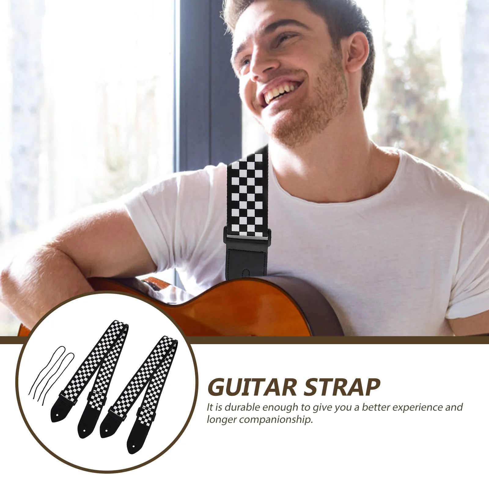 2pcs Lattice Guitar Strap Cotton Adjustable Shoulder Belt For Folk Electric Guitar Replacement Accessory Gift Decorative
2pcs Lattice Guitar Strap Cotton Adjustable Shoulder Belt For Folk Electric Guitar Replacement Accessory Gift Decorative