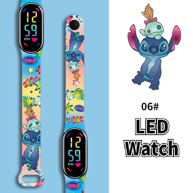 Disney Digital Kids' Watches Anime Figures Stitch LED Luminous Watch Touch Waterproof Electronic Sports Watch Kids Birthday Gift
Disney Digital Kids' Watches Anime Figures Stitch LED Luminous Watch Touch Waterproof Electronic Sports Watch Kids Birthday Gift