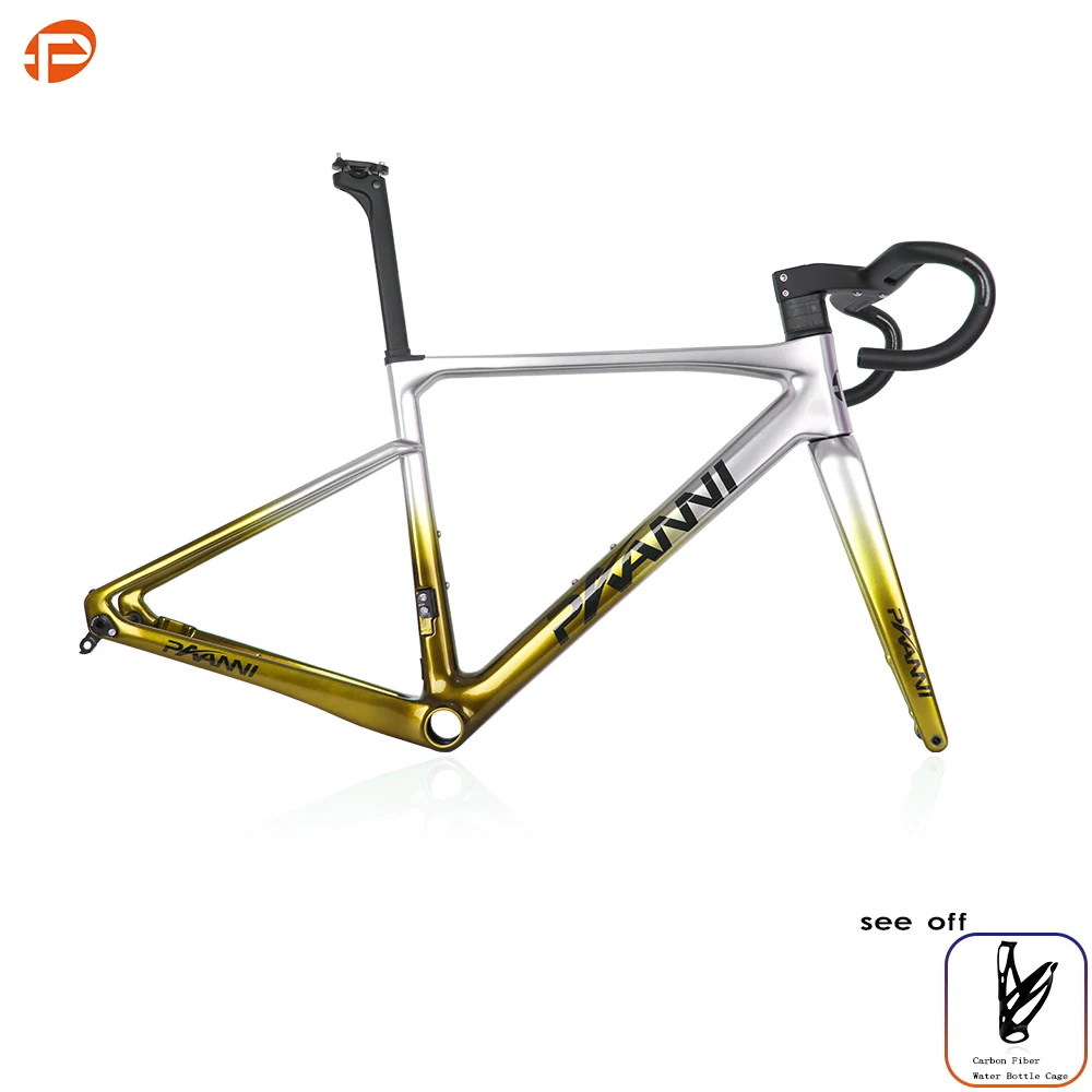 2026 Carbon Road Frame Disc brake 980g Max 700*32C Road Bicycle Frameset Full Internal Cable 47/46/51/54/56cm Carbon Bike Frames
2026 Carbon Road Frame Disc brake 980g Max 700*32C Road Bicycle Frameset Full Internal Cable 47/46/51/54/56cm Carbon Bike Frames