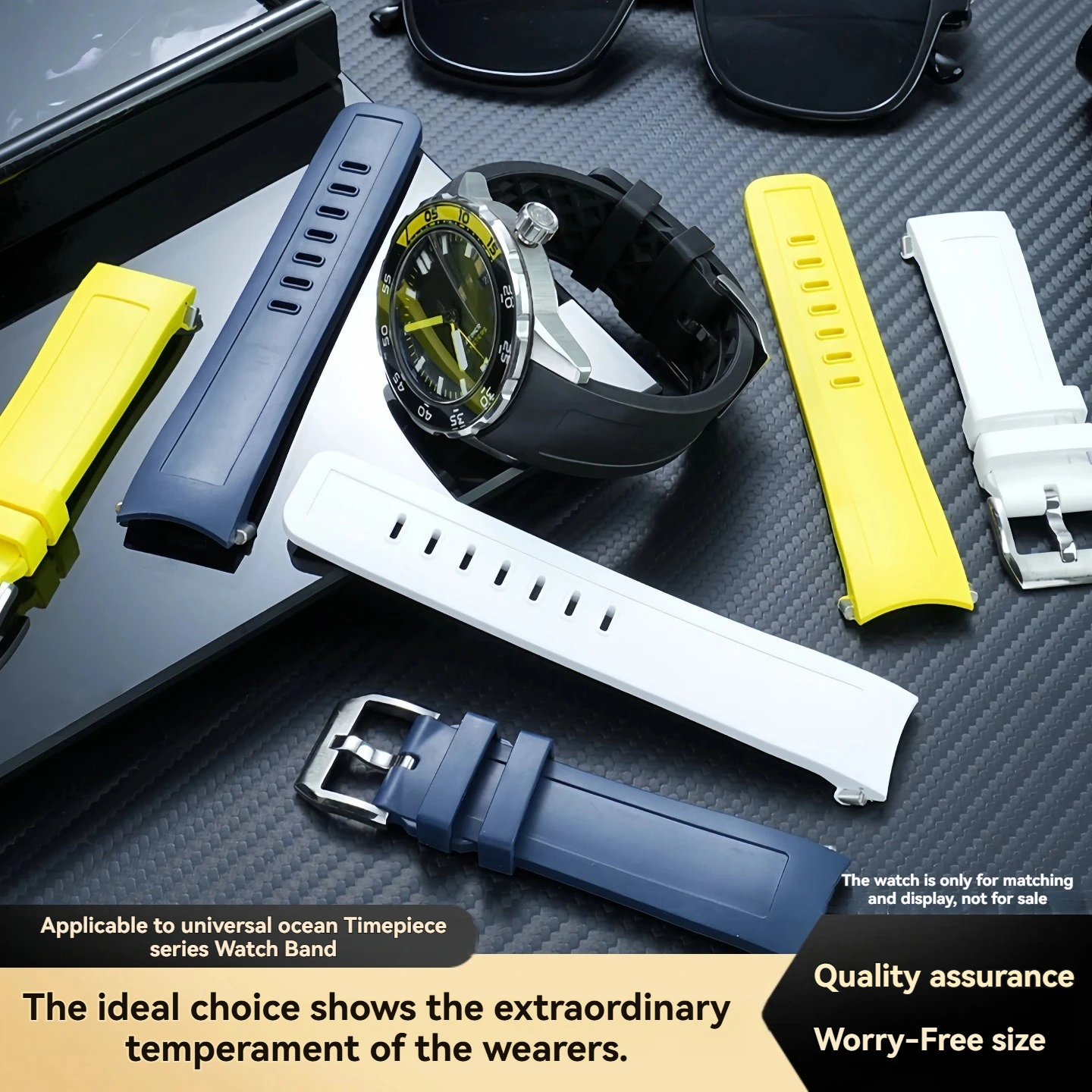 22mm Curved End Rubber Watch Strap Quick Release For IWC Aquatimer IW356802 IW376705 Ocean Timepiece Replacement Bracelet Black
22mm Curved End Rubber Watch Strap Quick Release For IWC Aquatimer IW356802 IW376705 Ocean Timepiece Replacement Bracelet Black