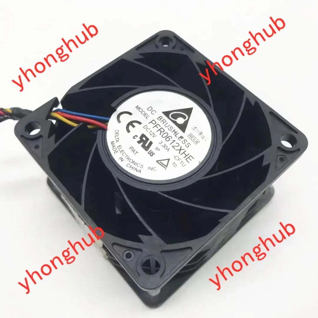 Вентилятор охлаждения сервера Delta Electronics PFR0612XHE CF1U DC 12V 3.30A 60x60x38мм, 4-проводной
Вентилятор охлаждения сервера Delta Electronics PFR0612XHE CF1U DC 12V 3.30A 60x60x38мм, 4-проводной