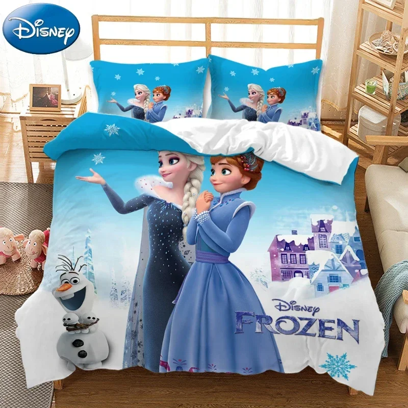 Disney Frozen Anna Elsa Princess Bedding Set Household Cartoon 3D Printing Duvet Cover Pillowcase Queen King Quilt Cover Suit
Disney Frozen Anna Elsa Princess Bedding Set Household Cartoon 3D Printing Duvet Cover Pillowcase Queen King Quilt Cover Suit