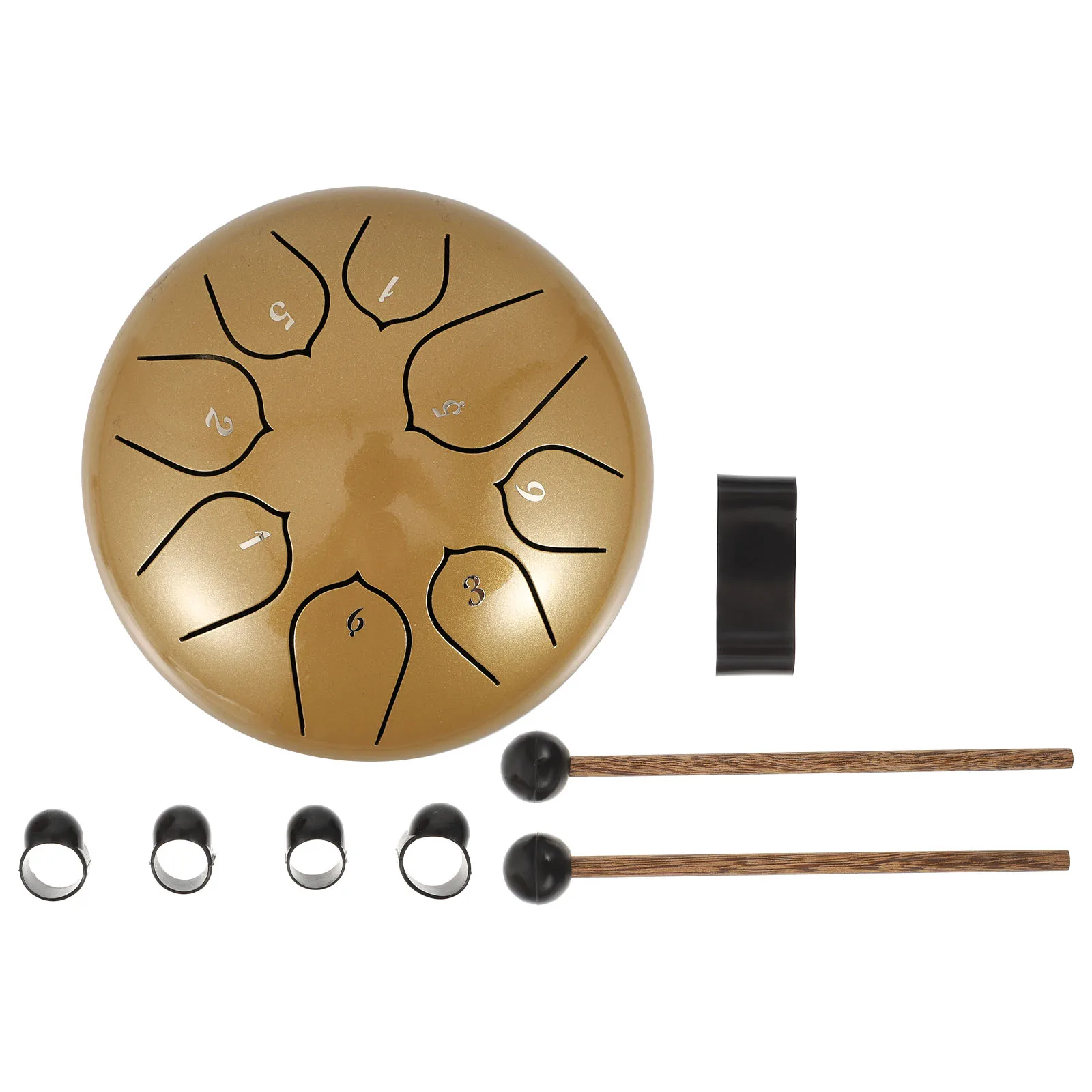 Ethereal Drum 6-inch Hand Instrument Durable Alloy Percussion Tongue Drum for Music Yoga Portable 8-tone Steel
Ethereal Drum 6-inch Hand Instrument Durable Alloy Percussion Tongue Drum for Music Yoga Portable 8-tone Steel