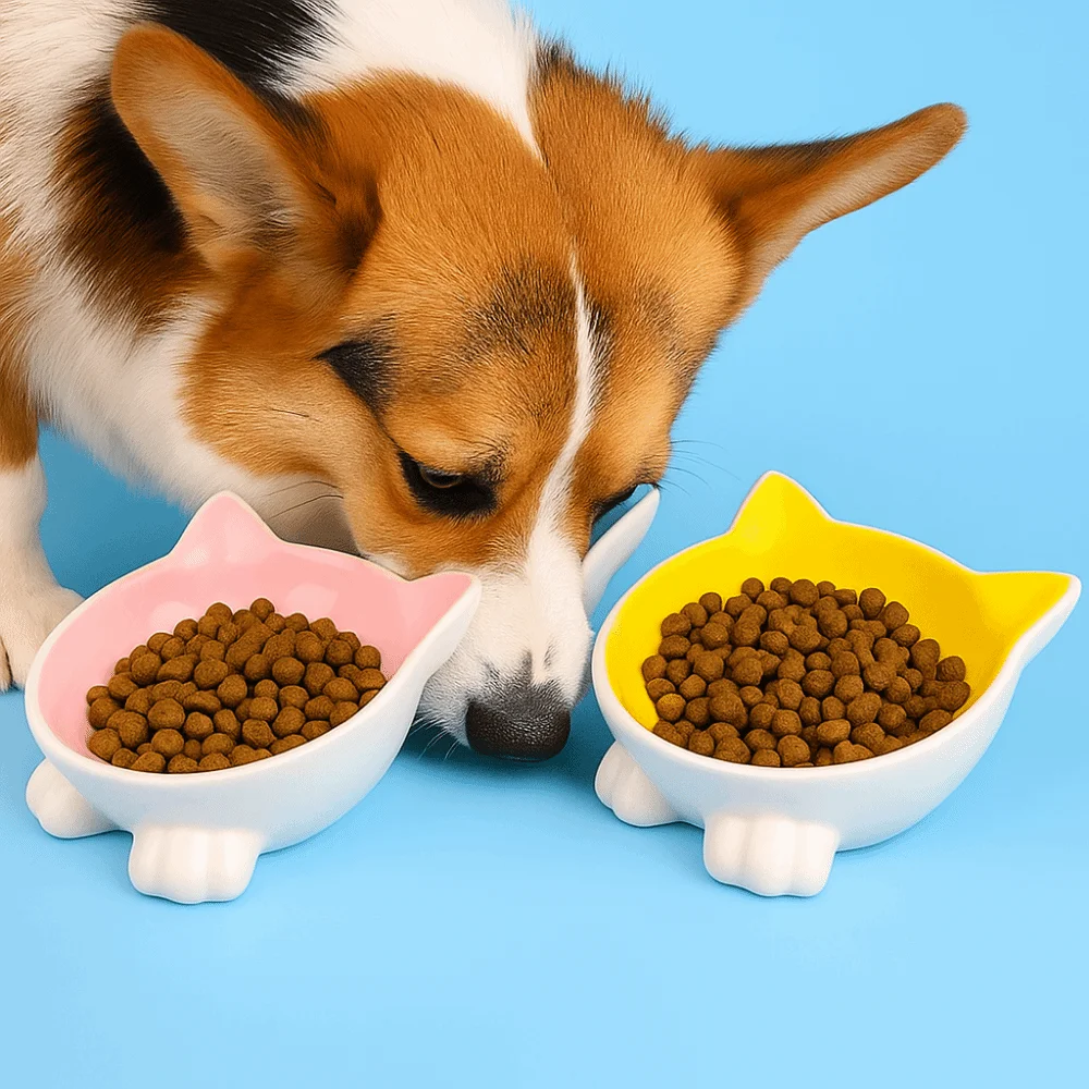 Cute Cat Ceramic Bowl Non-slip Slanted Mouth Pet Drinking Feeder Prevent Tipping Large Capacity Dog Food Feeding Basin
Cute Cat Ceramic Bowl Non-slip Slanted Mouth Pet Drinking Feeder Prevent Tipping Large Capacity Dog Food Feeding Basin