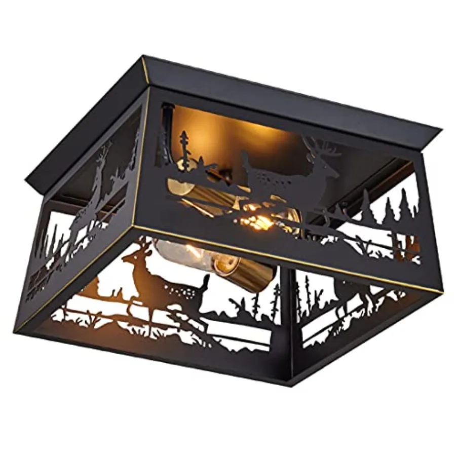 Farmhouse Lighting Flush Mount Ceiling Light Fixture12.6inch Rustic Ceiling Light Fixtures for Hallway Outdoor Porch Entryway F
Farmhouse Lighting Flush Mount Ceiling Light Fixture12.6inch Rustic Ceiling Light Fixtures for Hallway Outdoor Porch Entryway F