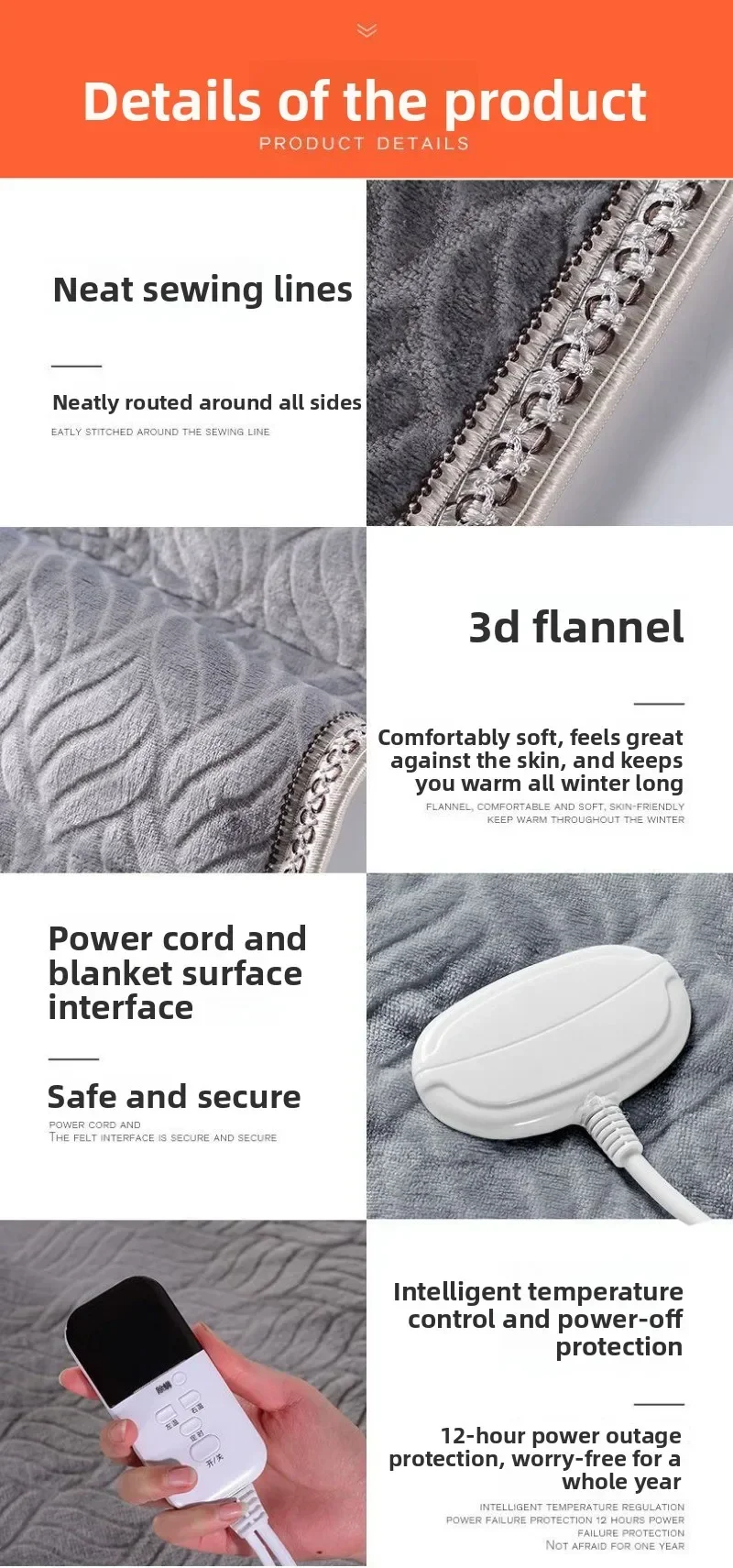 Good Thickened Flannel Floor Heating System Fiber Far-infrared Carbon Fiber Electric Blanket Double Control Temperature ControlT
Good Thickened Flannel Floor Heating System Fiber Far-infrared Carbon Fiber Electric Blanket Double Control Temperature ControlT