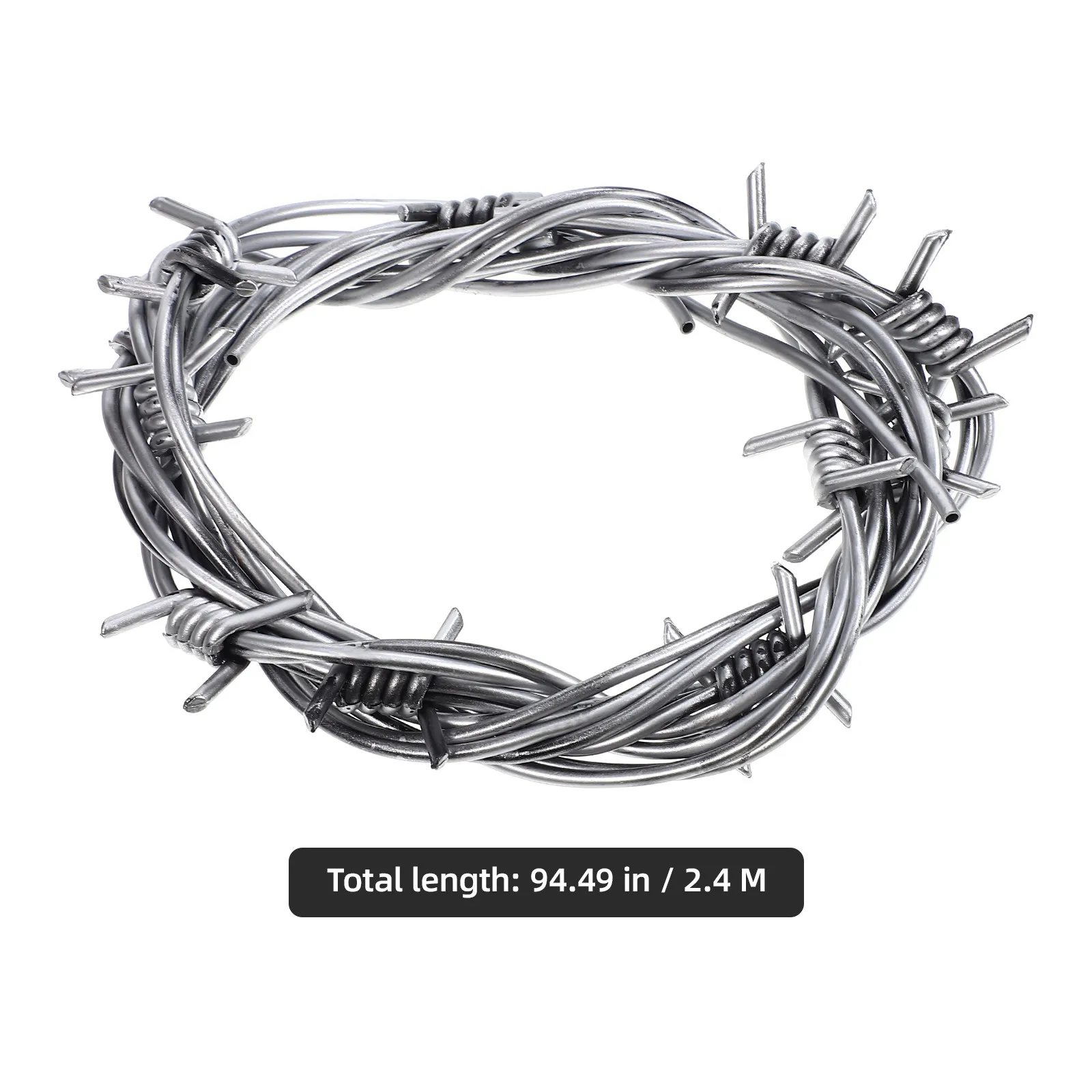 2Pcs Fake Barbed Wires Prop Horror Decor for Haunted House Halloween Party Background Scary Wire Adornment Festival Garland
2Pcs Fake Barbed Wires Prop Horror Decor for Haunted House Halloween Party Background Scary Wire Adornment Festival Garland