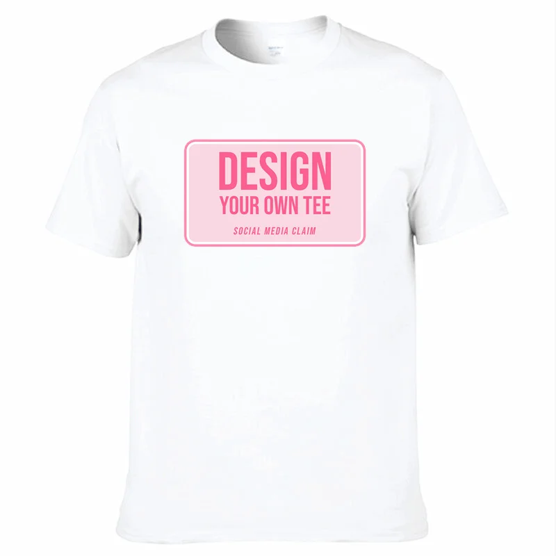 Custom Tshirt Your Own Logo Text Photo Male Personalized T Shirt Gifts Cotton T-shirt Tees Graphic Men Clothing Tops
Custom Tshirt Your Own Logo Text Photo Male Personalized T Shirt Gifts Cotton T-shirt Tees Graphic Men Clothing Tops