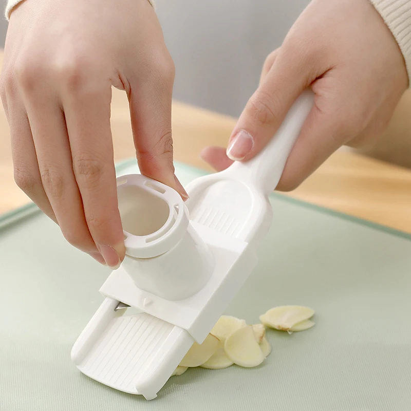 Garlic Fruit Shredders Vegetable Slicer Onion Cutter Garlic Presses With Handguard Stainless Steel Blade Kitchen Gadget Tool
Garlic Fruit Shredders Vegetable Slicer Onion Cutter Garlic Presses With Handguard Stainless Steel Blade Kitchen Gadget Tool