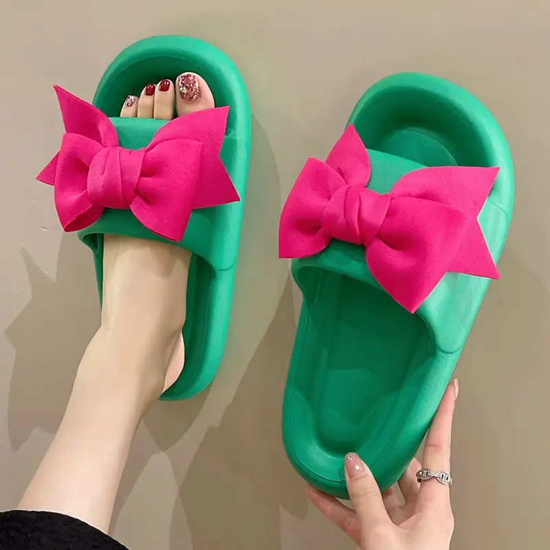 Cute Knot Thi Heel Sandals Women's Outdoor Summer Faion Beach Fairy Sle High-End Flat Heel Slip-On oes
Cute Knot Thi Heel Sandals Women's Outdoor Summer Faion Beach Fairy Sle High-End Flat Heel Slip-On oes