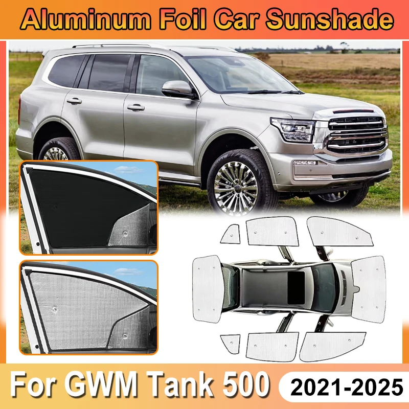 For GWM Tank 500 Accessories P03 2021 2022 2023 2024 2025 Car Aluminum Foil Windshield SunShade Covers UV Protector Accessorios
For GWM Tank 500 Accessories P03 2021 2022 2023 2024 2025 Car Aluminum Foil Windshield SunShade Covers UV Protector Accessorios