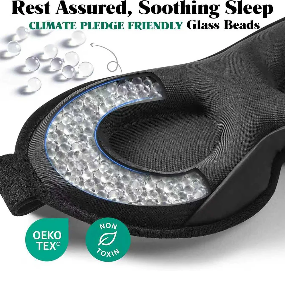 3D Gravity Eye Mask Blackout Adjustable Weighted Eye Mask for Nap Fatigue Relief Sleeping Mask Dormitory Relaxation Supplies
3D Gravity Eye Mask Blackout Adjustable Weighted Eye Mask for Nap Fatigue Relief Sleeping Mask Dormitory Relaxation Supplies