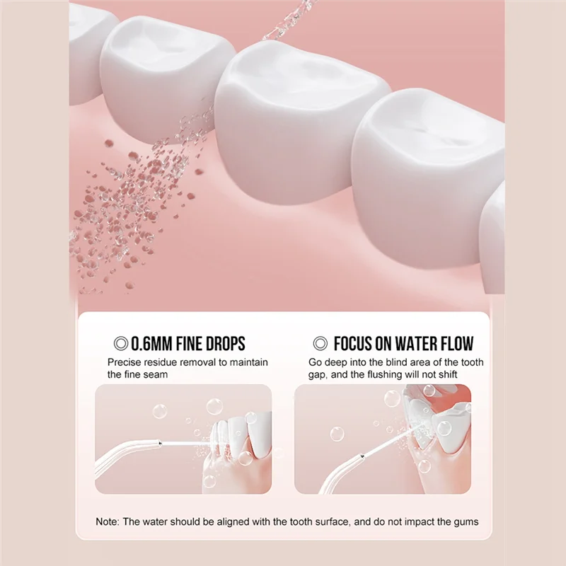 ABBN-Water Flosser For Teeth,Portable Mini Water Flosser, Cordless Water Teeth Cleaner Picks With Telescopic Water Tank
ABBN-Water Flosser For Teeth,Portable Mini Water Flosser, Cordless Water Teeth Cleaner Picks With Telescopic Water Tank