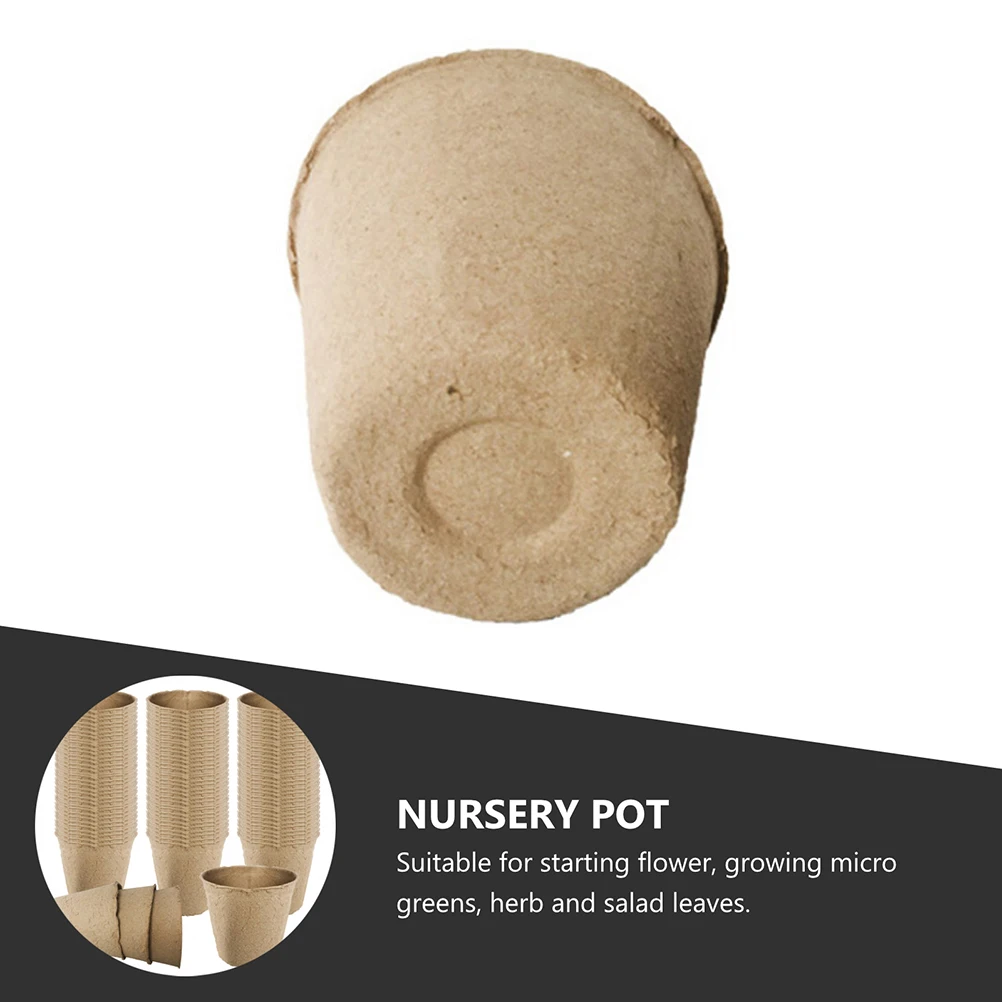 50pcs Paper Pots Eco friendly Biodegradable Flower Pots Nursery Round Planting Cases Growing Micro Salad
50pcs Paper Pots Eco friendly Biodegradable Flower Pots Nursery Round Planting Cases Growing Micro Salad