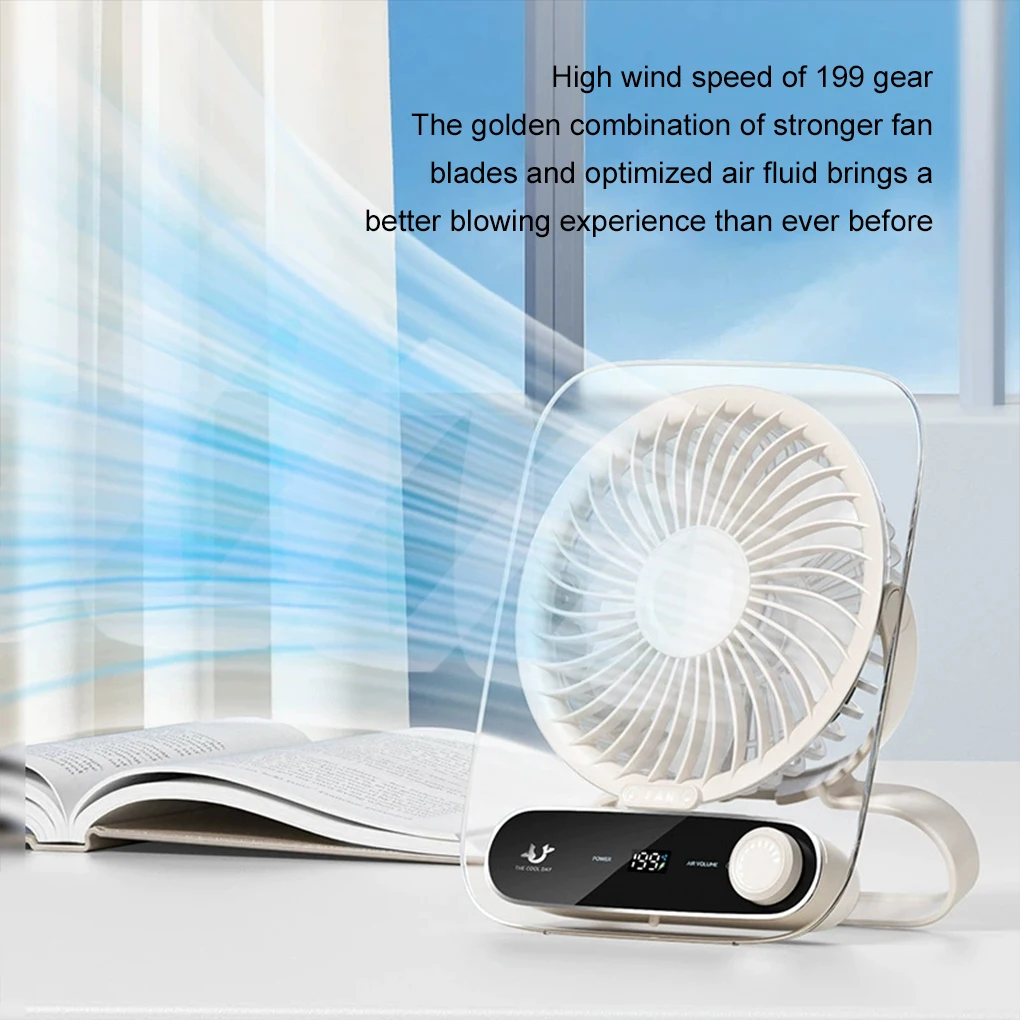 Портативный настольный вентилятор USB перезаряжаемый 180° ° Складной настольный вентилятор с наклоном и светодиодным дисплеем 199, регулировка скорости ветра, ультра тихий вентилятор 
Портативный настольный вентилятор USB перезаряжаемый 180° ° Складной настольный вентилятор с наклоном и светодиодным дисплеем 199, регулировка скорости ветра, ультра тихий вентилятор