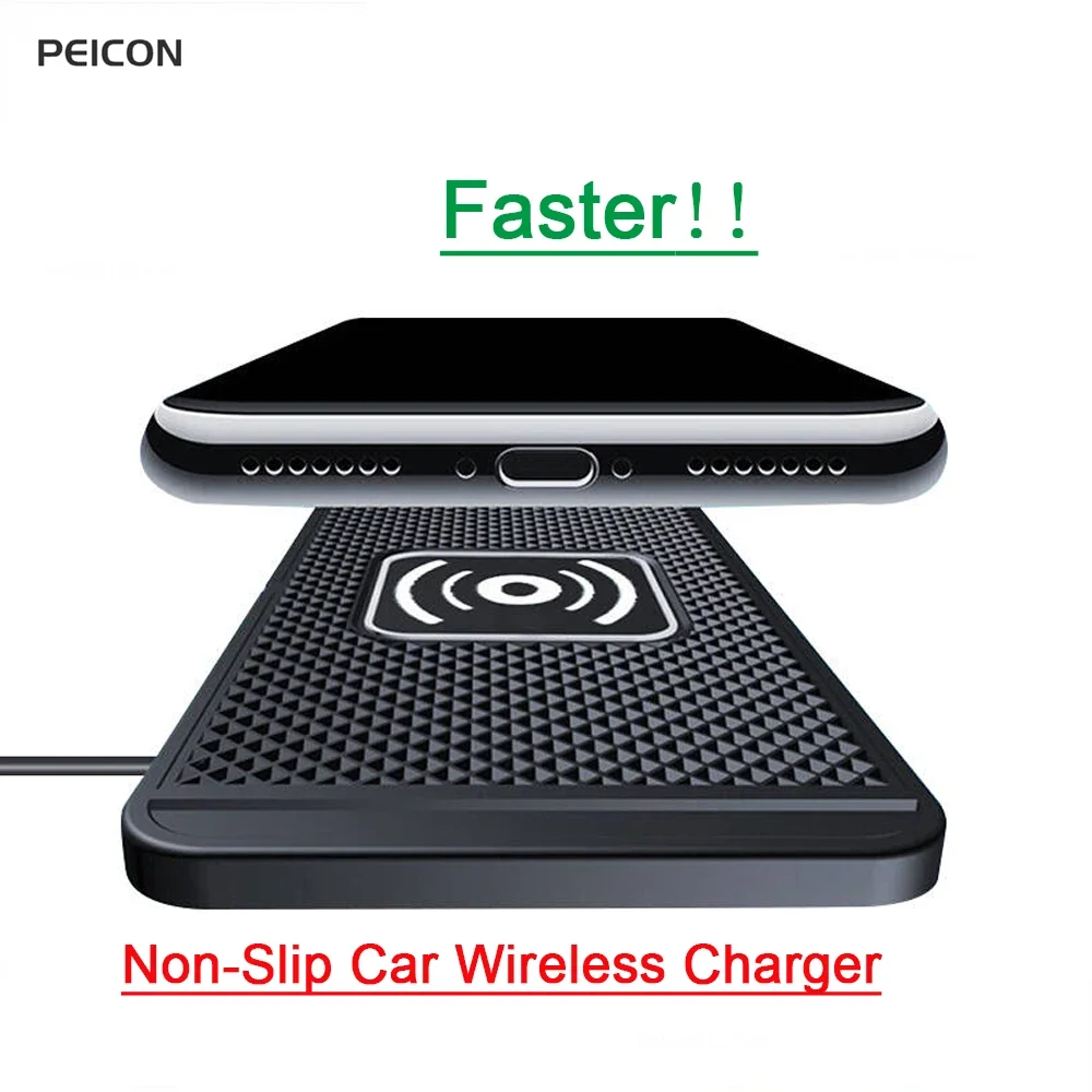 Car Wireless Charger Non-Slip Pad Silicone Fast Charging Wireless Charger for Car for IPhone 15 14 Xiaomi Huawei Samsung S23 S22
Car Wireless Charger Non-Slip Pad Silicone Fast Charging Wireless Charger for Car for IPhone 15 14 Xiaomi Huawei Samsung S23 S22
