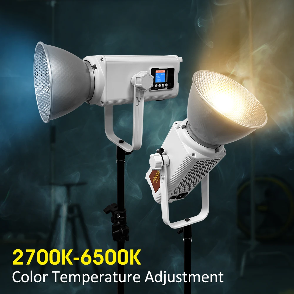 600W LED Video Light Bi-color 2700K-6500K COB Fill Light Yidoblo ZR600W Photo Studio Light 10 Light Effects APP Control CRI95+
600W LED Video Light Bi-color 2700K-6500K COB Fill Light Yidoblo ZR600W Photo Studio Light 10 Light Effects APP Control CRI95+