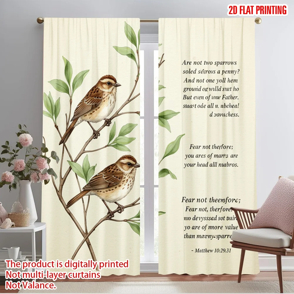 2pcs 2D flat printing Drapes Fine Prints Sparrows God's Love Fabric Without Electricity Birthday Party Use for Photo Booths
2pcs 2D flat printing Drapes Fine Prints Sparrows God's Love Fabric Without Electricity Birthday Party Use for Photo Booths