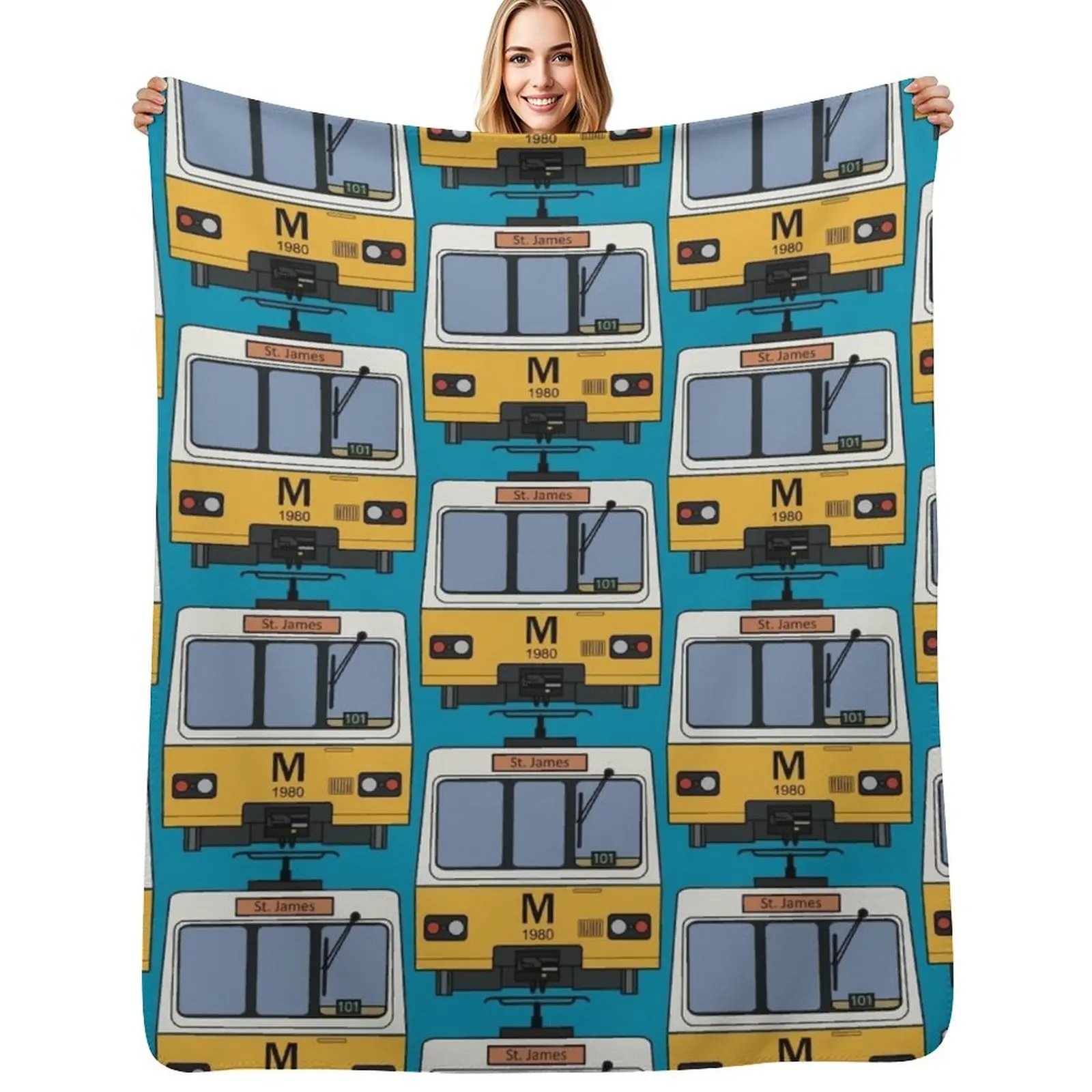 Tyne and Wear Metro ( Throw Blanket Outdoor Soft Blanket for Picnic Beach Camping
Tyne and Wear Metro ( Throw Blanket Outdoor Soft Blanket for Picnic Beach Camping