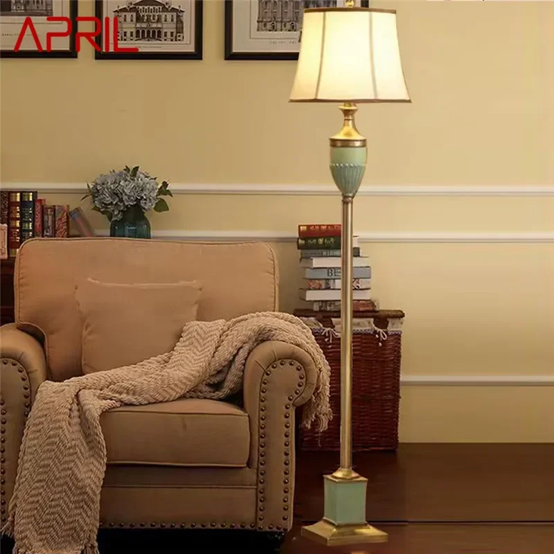 APRIL American Retro Floor Lamp European Luxurious Bedroom Living Room Beside The Sofa Villa Hotel Decorative Standing Light
APRIL American Retro Floor Lamp European Luxurious Bedroom Living Room Beside The Sofa Villa Hotel Decorative Standing Light