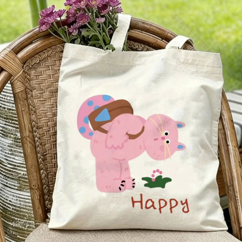 1PC "Happy" Pink Cartoon Cat Canvas Tote Eco-friendly Reusable Shoulder Bag
1PC "Happy" Pink Cartoon Cat Canvas Tote Eco-friendly Reusable Shoulder Bag