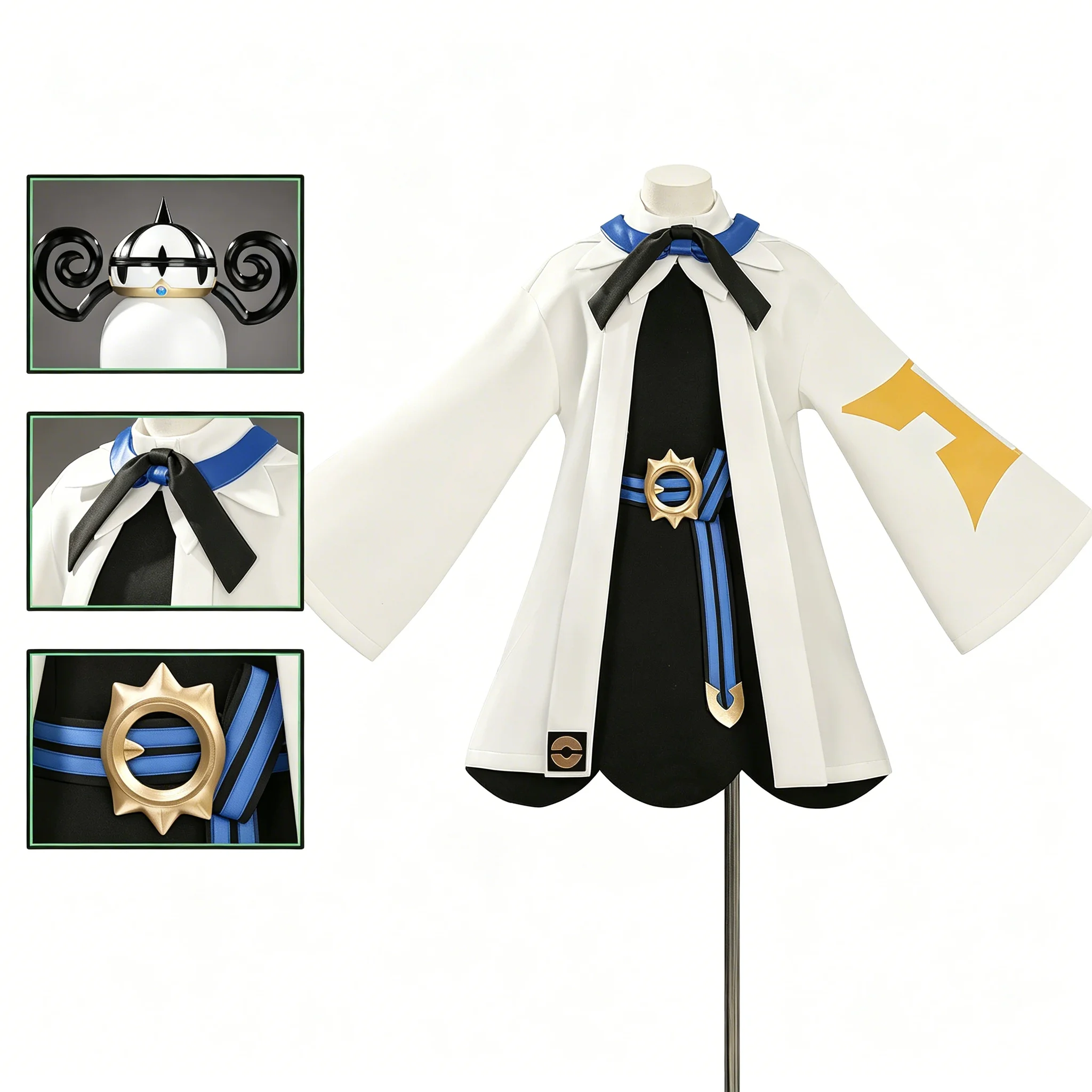 Gwynn Full Set Costume PLZA pkm Z-A Game Anime Cosplay Outfit Hat Role Play Wear For Women Halloween Comic con Party
Gwynn Full Set Costume PLZA pkm Z-A Game Anime Cosplay Outfit Hat Role Play Wear For Women Halloween Comic con Party