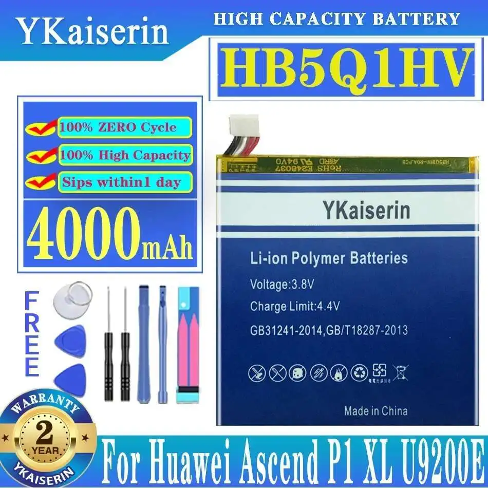 For Huawei Ascend P1 XL U9200E U9200S D1 Quad U9500E U9510E T9510E Fast Charging 4000Mah Mobile Phone Battery HB5Q1HV
For Huawei Ascend P1 XL U9200E U9200S D1 Quad U9500E U9510E T9510E Fast Charging 4000Mah Mobile Phone Battery HB5Q1HV