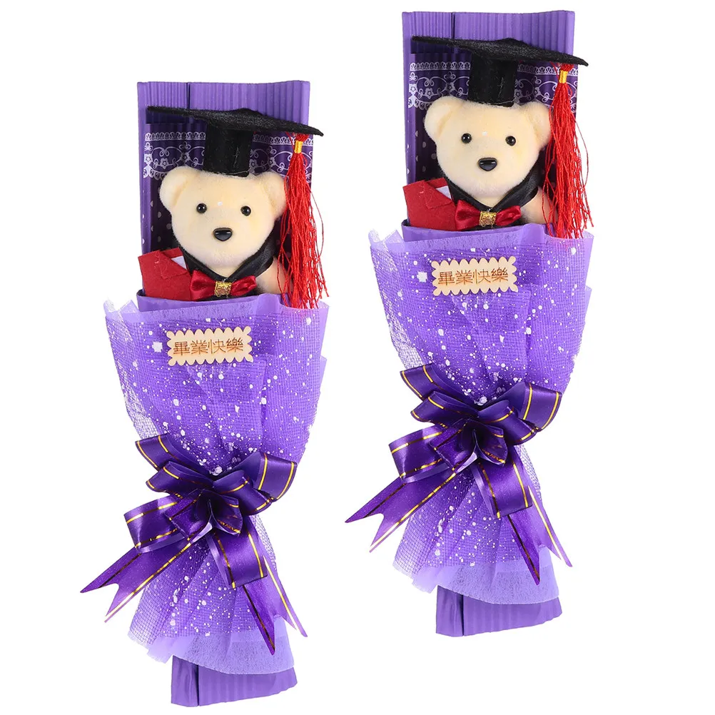 2pcs Phd Bear Bouquet Graduation Gift For Party Decorations Grad Bear Bouquet Flower Banquet Ornament Graduation Decoration
2pcs Phd Bear Bouquet Graduation Gift For Party Decorations Grad Bear Bouquet Flower Banquet Ornament Graduation Decoration