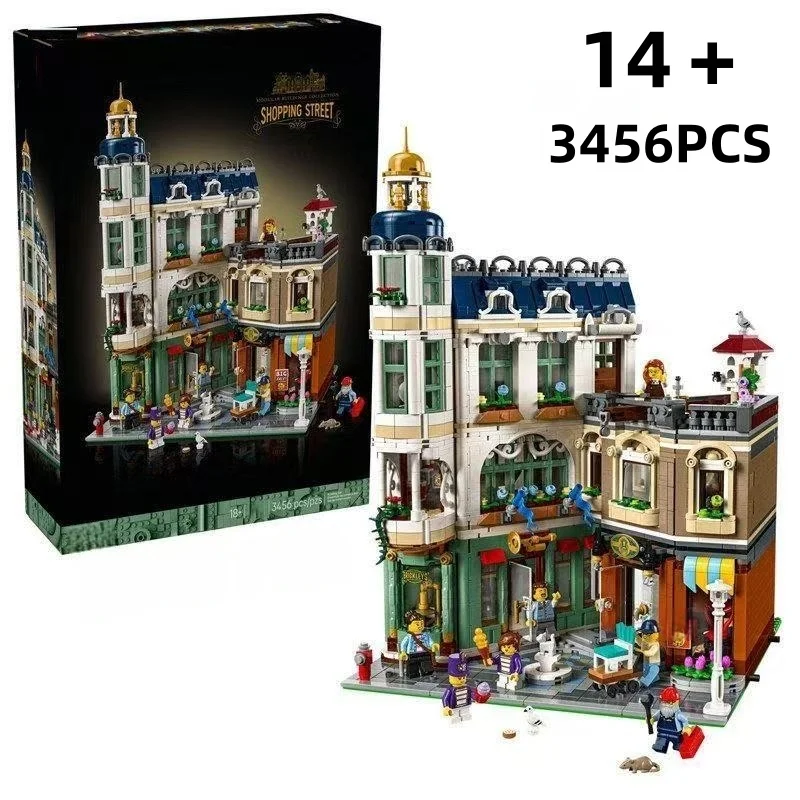 New 3456 PCS MOC Street Corner 11371 Shopping Street Alternative Building Block Model Children Assembly Toy Birthday Gifts
New 3456 PCS MOC Street Corner 11371 Shopping Street Alternative Building Block Model Children Assembly Toy Birthday Gifts