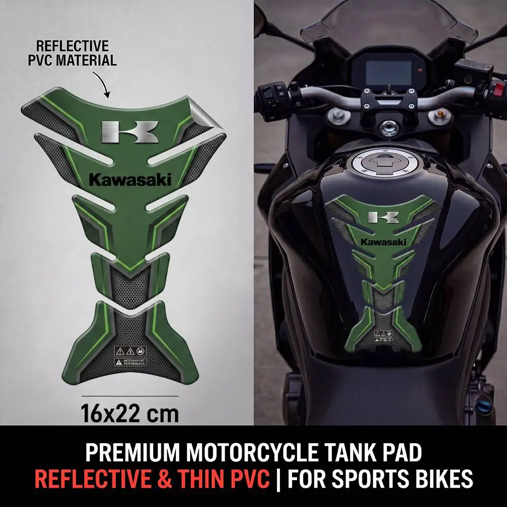 FOR KAWASAKI Motorcycle PVC Tank Pad Tank Cap Protector Racing Sticker Universal
FOR KAWASAKI Motorcycle PVC Tank Pad Tank Cap Protector Racing Sticker Universal