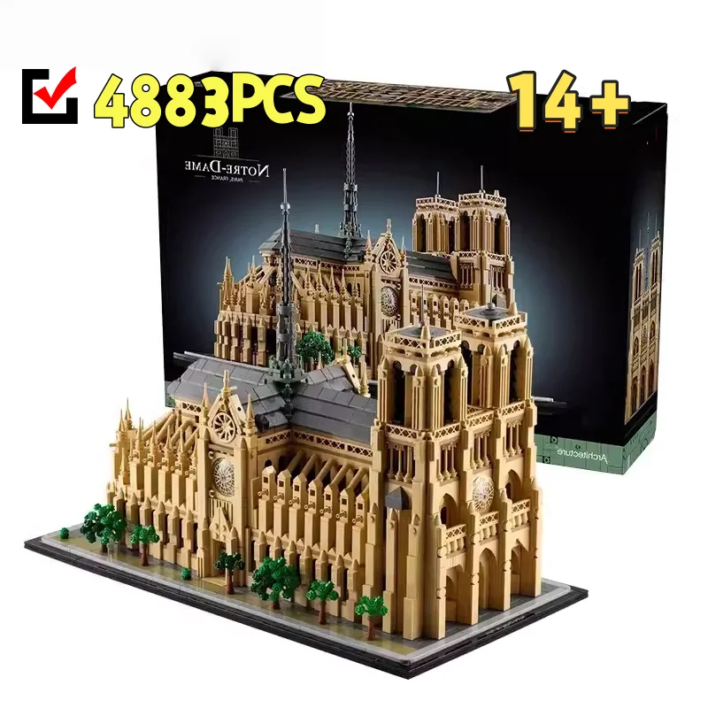 В наличии 4383 шт. Notre-Dame de Paris, комплект архитектурной модели 21061, набор коллекционных строительных блоков для взрослых, подарок
В наличии 4383 шт. Notre-Dame de Paris, комплект архитектурной модели 21061, набор коллекционных строительных блоков для взрослых, подарок