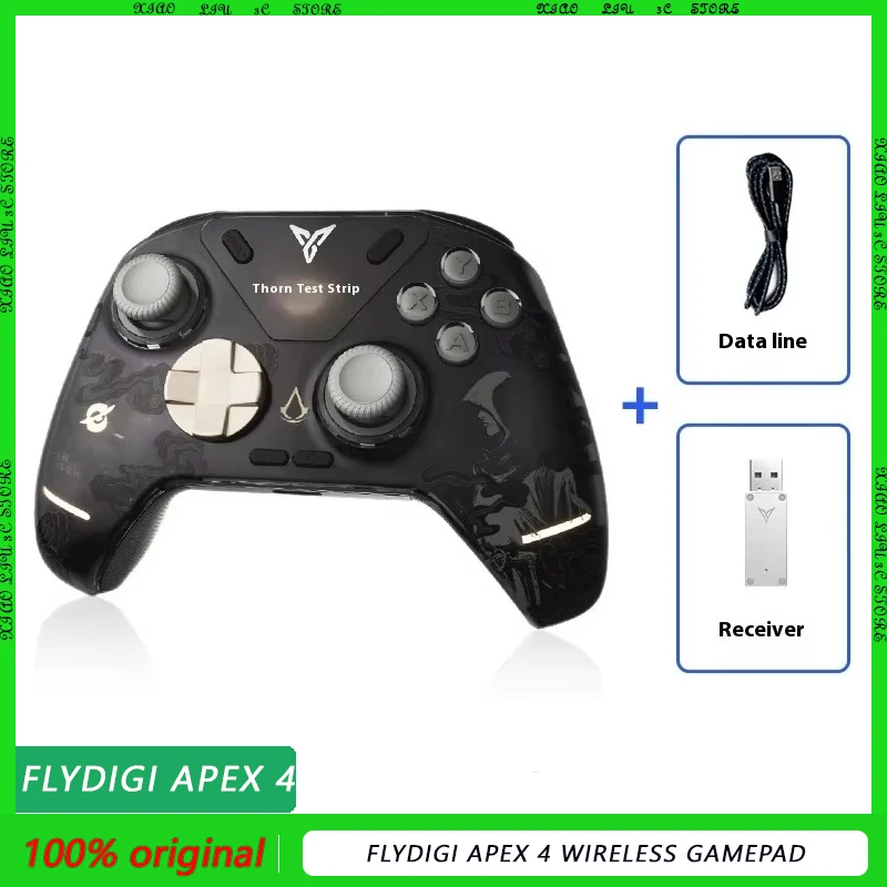 Беспроводной игровой контроллер FLYDIGI Apex 4, точное управление, захватывающий вибрирующий геймпад для ПК, мобильный черный Wukong
Беспроводной игровой контроллер FLYDIGI Apex 4, точное управление, захватывающий вибрирующий геймпад для ПК, мобильный черный Wukong