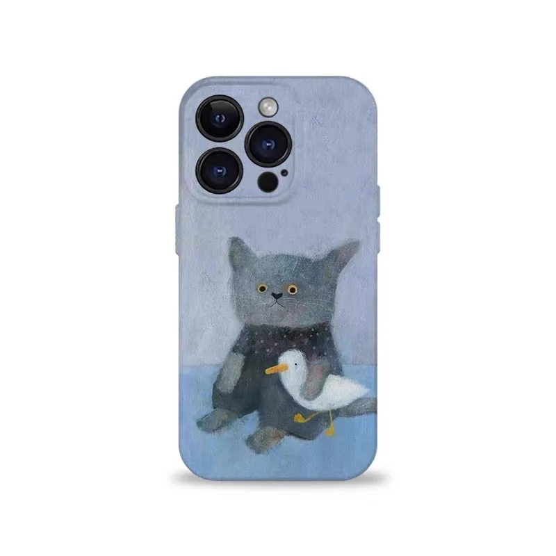 Ins Korean Blue Gentle Cat Phone Case for IPHONE 17 Air 16E 15 PROMAX 14 Plus 13 12 MINI 11 PRO 16Plus XR XS Acrylic Phone Cover
Ins Korean Blue Gentle Cat Phone Case for IPHONE 17 Air 16E 15 PROMAX 14 Plus 13 12 MINI 11 PRO 16Plus XR XS Acrylic Phone Cover