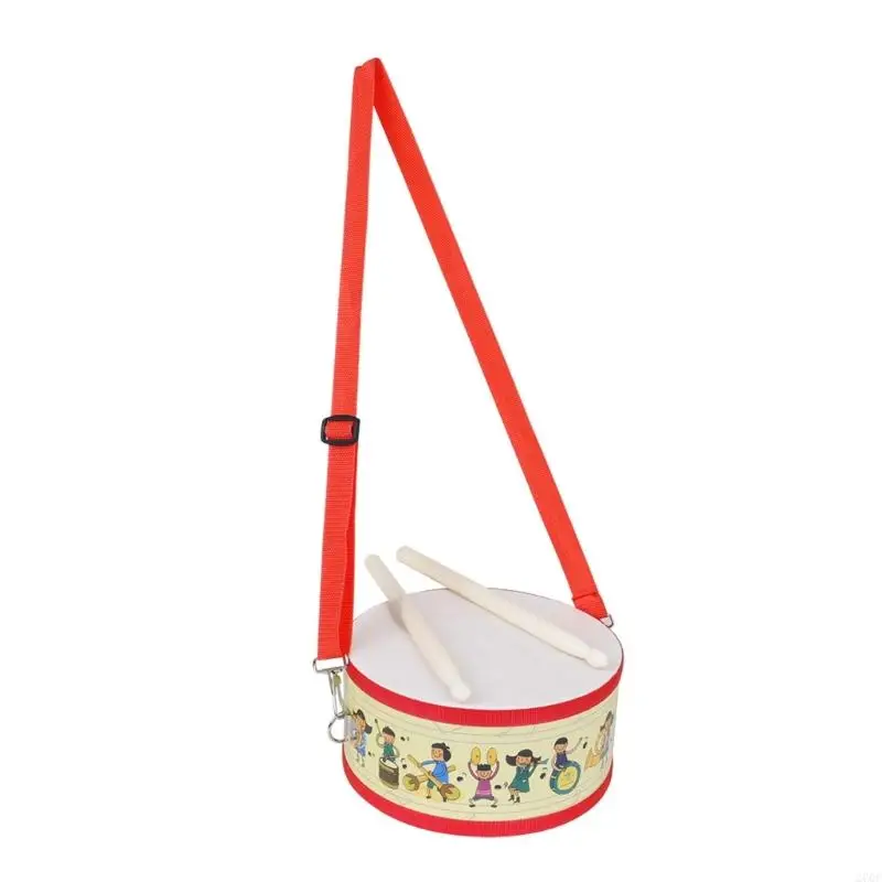 270C Wooden Drum Set with Shoulder Strap and Drumstick Double Sided Kids Drum Toy
270C Wooden Drum Set with Shoulder Strap and Drumstick Double Sided Kids Drum Toy