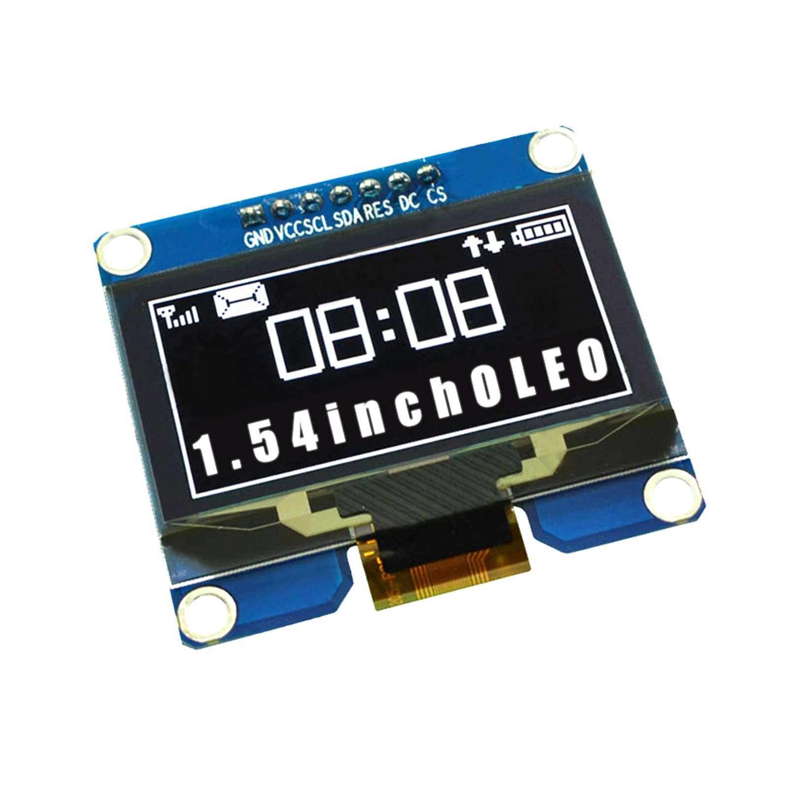 Для модуля OLED-дисплея 1, 54 дюйма, 128x64 с чипом управления SSD1309, интерфейс IIC для улучшения проекта и производительности
Для модуля OLED-дисплея 1, 54 дюйма, 128x64 с чипом управления SSD1309, интерфейс IIC для улучшения проекта и производительности