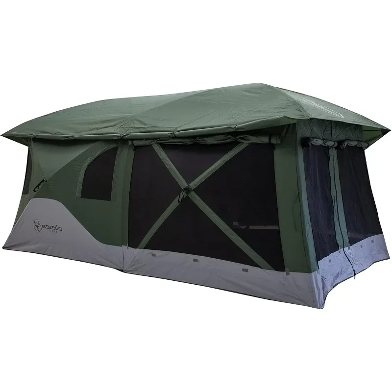 Pop-Up Portable Camping Hub Tent, Easy Instant Set up in 90 Seconds, Alpine Green, 6-Person, Family, Overlanding
Pop-Up Portable Camping Hub Tent, Easy Instant Set up in 90 Seconds, Alpine Green, 6-Person, Family, Overlanding