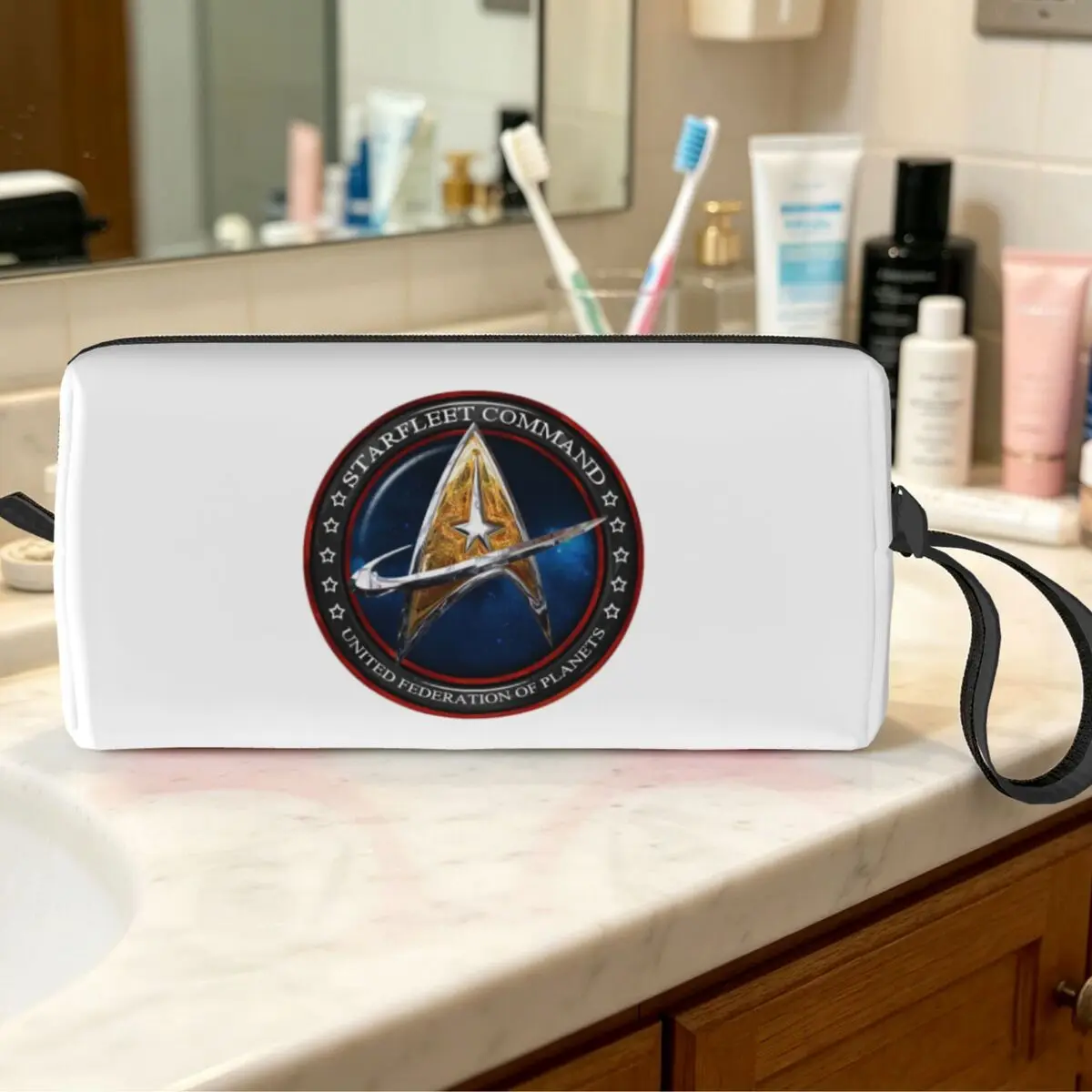 Star Treks Science Fiction TV Series Makeup Bag Cosmetic Organizer Storage Dopp Kit for Women Beauty Travel Pencil Case
Star Treks Science Fiction TV Series Makeup Bag Cosmetic Organizer Storage Dopp Kit for Women Beauty Travel Pencil Case