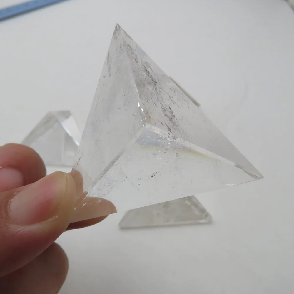 Low Price ! Natural Rock Clear Quartz Crystal Tetrahedron Pyramid Energy Crystal Pyramid Reiki Healing
Low Price ! Natural Rock Clear Quartz Crystal Tetrahedron Pyramid Energy Crystal Pyramid Reiki Healing