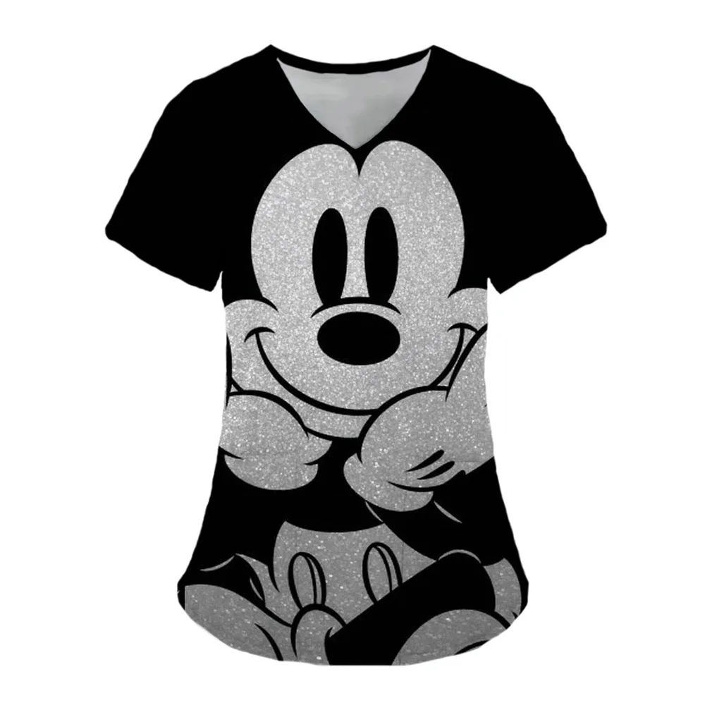 Miniso Disney Uniform Women's Cartoon Mickey Mouse 3D Print Nurse Work Shirt Pocket Gown Christmas Healthcare Nurse Scrubs
Miniso Disney Uniform Women's Cartoon Mickey Mouse 3D Print Nurse Work Shirt Pocket Gown Christmas Healthcare Nurse Scrubs