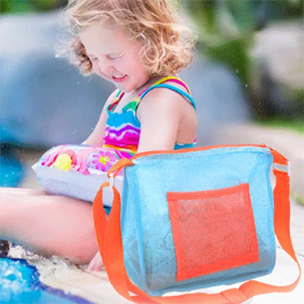 Zipper Mesh Beach Bag Breathable Ventilated Versatile Tote Bag with Mini Pocket Adjustable Shoulder Strap Toy Organizer Kids
Zipper Mesh Beach Bag Breathable Ventilated Versatile Tote Bag with Mini Pocket Adjustable Shoulder Strap Toy Organizer Kids