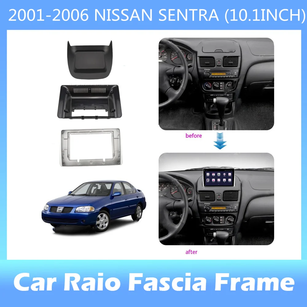 10.1-inch 2din Car Radio Dashboard For NISSAN SENTRA 2001-2006 Stereo Panel, For Teyes Car Panel With Dual Din CD DVD Frame
10.1-inch 2din Car Radio Dashboard For NISSAN SENTRA 2001-2006 Stereo Panel, For Teyes Car Panel With Dual Din CD DVD Frame