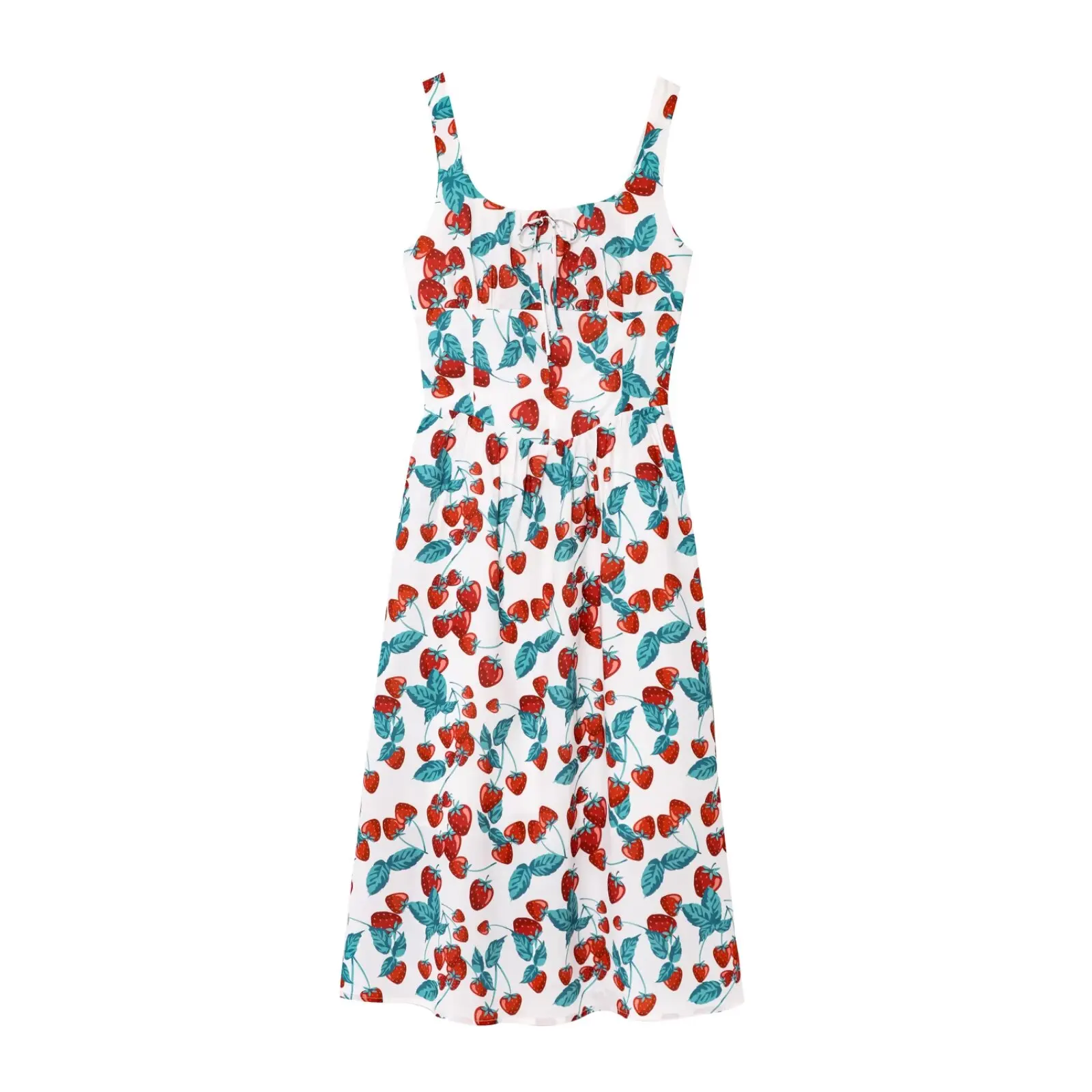 UNIZERA Women's Dress Fashionable Retro Bow Waist Strawberries Printed Medium length Style Summer New Dress
UNIZERA Women's Dress Fashionable Retro Bow Waist Strawberries Printed Medium length Style Summer New Dress
