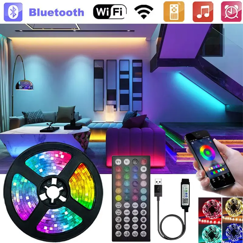 1-30 м Usb 5050 светодиодная лента Rgb Bluetooth App Control Luces 5 В светодиодная гибкая диодная лента украшение для гостиной лампа лента
1-30 м Usb 5050 светодиодная лента Rgb Bluetooth App Control Luces 5 В светодиодная гибкая диодная лента украшение для гостиной лампа лента