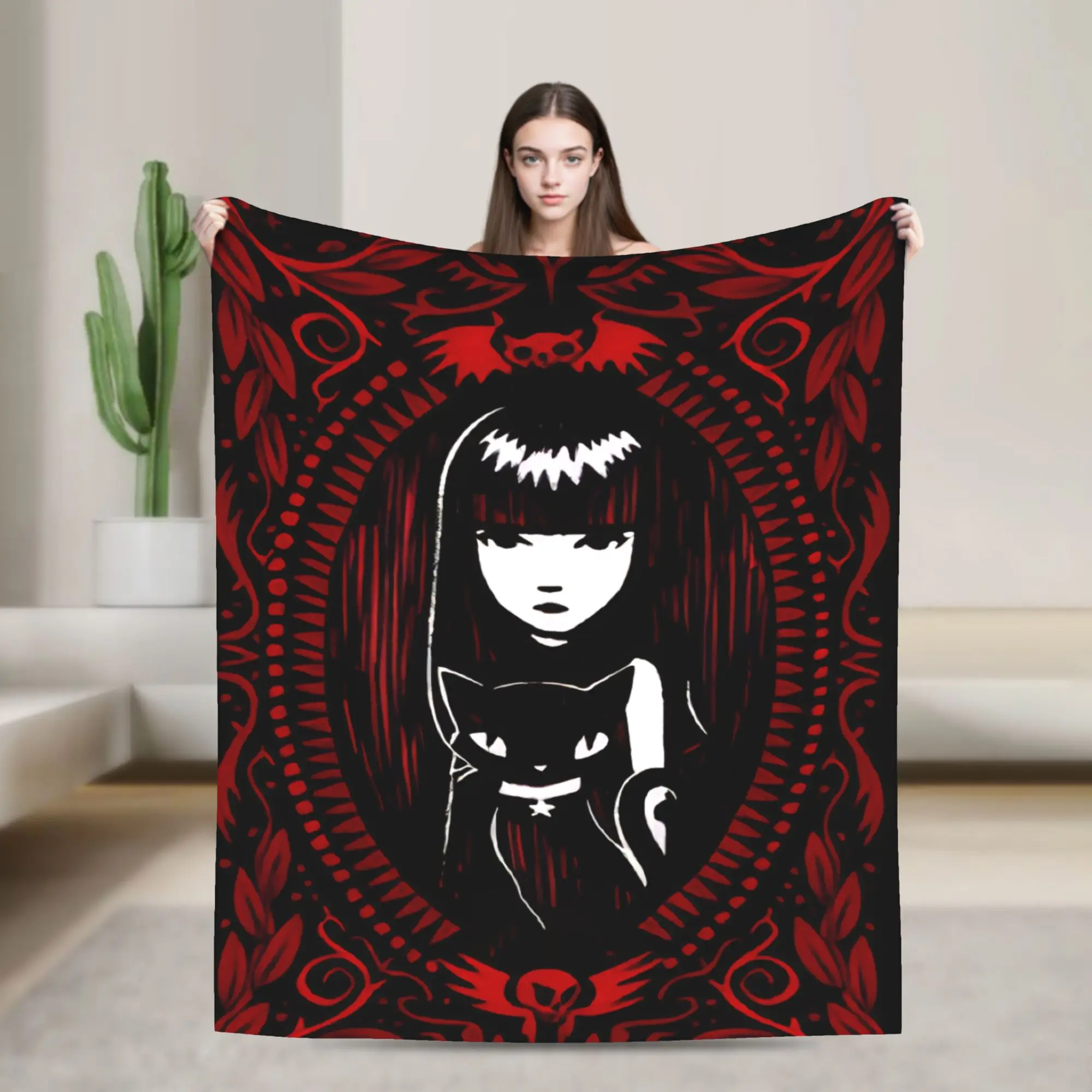E-Emily the Strange Blanket Cover Poster Art Fuzzy Throw Blankets Home Couch Portable Soft Warm Bedspreads,
E-Emily the Strange Blanket Cover Poster Art Fuzzy Throw Blankets Home Couch Portable Soft Warm Bedspreads,