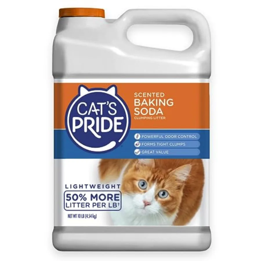 Lightweight Clumping Litter: Baking Soda - Powerful Odor Control - Scented, 10 Pounds
Lightweight Clumping Litter: Baking Soda - Powerful Odor Control - Scented, 10 Pounds